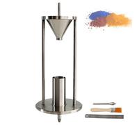 Powder Bulk Density Tester with Hall Flow Meter and Precision Funnel for Laboratory Material Flowability Analysis