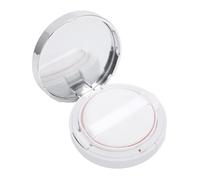 Powder Container, Powder Puff Case Empty Cushion Foundation Box with Mirror Puff Spoon Refillable Sealed Lid Make Up Container Case Empty Makeup for BB Cream
