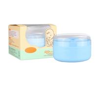 Powder Container With Puff - Body Dusting Powder Puff | Applicator Holder Case For Travel Bedroom Home Caregivers New Parents Daycare Providers Nursery Bath Time