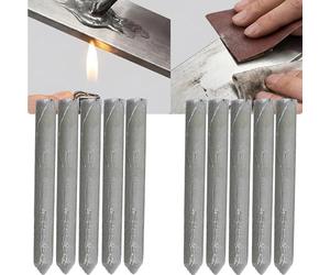 Powder Cored Aluminium Welding Rods, Low Temperature Universal Welding Rod, Lighter-Melt Speed Pro-Grade Repair Made Easy, Electrode Aluminum Rod for Aluminum Stainless Steel Iron (10PCS)