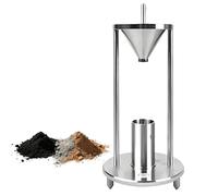 Powder Density Meter, Stainless Steel Bulk Density Tester, Volume Measuring Instrument, Funnel Aperture 12.7mm, 120ml Capacity for Natural Stacking Density