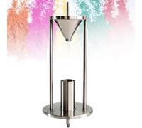 Powder Density Volumeter Tester,Natural Bulk Density Meter,Funnel Taper 60°±0.5°, Funnel Volume Is 120ML, 12.7mm Drain Port, for Plastic Mineral Metal Powder