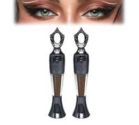 Powder Eyeliner Arabic, 2025 Waterproof Viral Waterline Liner, Traditional Hndmade Long-Lasting Powder, Natural Egyptian Style for Eye Makeup, Smudge-Proof, Long-Wearing(Brown-2pcs)