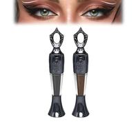 Powder Eyeliner Arabic, 2025 Waterproof Viral Waterline Liner, Traditional Hndmade Long-Lasting Powder, Natural Egyptian Style for Eye Makeup, Smudge-Proof, Long-Wearing(Black+Brown-2pcs)