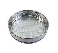 Powder Filter Screen Square Hole Gravel Sieve High Hardness, 20cm Stone Sieves Laboratory Test Aperture 0.15-53mm 1 piece(4.75 mm)