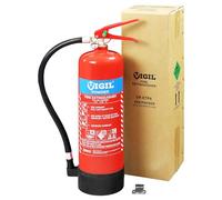 Powder Fire Extinguisher 4kg - Versatile & Reliable Fire Extinguisher - 21A 113B C Rating - Extinguisher for Campsites, Farms, Industrial Units & More - Comes with 5-Year Warranty
