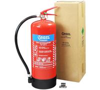 Powder Fire Extinguisher 9kg - Versatile & Reliable Fire Extinguisher - 34A 183B C Rating - Extinguisher for Campsites, Farms, Industrial Units & More - Comes with 5-Year Warranty