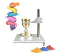 Powder Flow Tester, 60° Funnel with Adjustable Bracket for Bulk Density Testing, Includes 2.5mm and 5mm Funnels for Accurate Flow Rate Measurement