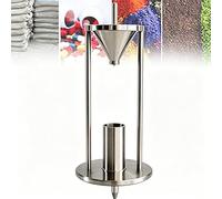 Powder Flowability Bulk Density Volumeter, Natural Stacking Density Tester 60° Taper 12.7MM Aperture, 39MM Inner Diameter Measuring Cup Included, For Flow Bulk Density Measurement