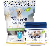 Powder for Dogs & Cats, Tartar & Bad Breath Remover 100% Natural Teeth Cleaner a