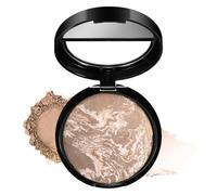 Powder Foundation, Brighten Color Correcting Face Powder Compact, Long-Lasting Baked Foundation For Mature Skin, Full Coverage Make Up, Oil-control Shimmer Natural Makeup (05)