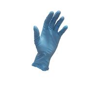 Powder Free Blue Nitrile Gloves x 100 Gloves - Glove Club Ltd (Medium)