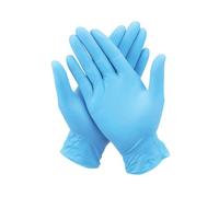 Powder Free Latex Free Nitrile Gloves Blue XL Pack of 100 WX07358