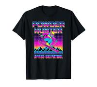 Powder Hunter Apres-Ski Patrol Retro 80s Ski T-Shirt