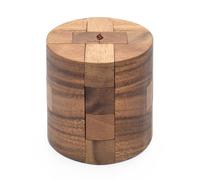 Powder Keg: Wooden Puzzles for Adults an Interlocking 3D Cylinder Brain Teasers from SiamMandalay with Free SM Gift Box (Pictured)