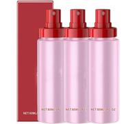 Powder Melt Glass Setting Spray, Hydrating, Long-Lasting, Makeup wear up to 12 hours,Instant Set & Glow, Ultra-Smooth Finish for All Skin Types (3pcs)