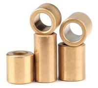 Powder Metallurgy Oil Bearing Copper Sleeve/Brass Shaft Sleeve M3-M60(10pcs 13x15x12)