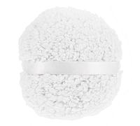 Powder Puff, 5.9’’ Body Powder Puff Large Velvet Dust Puffs Ultra Soft Washable Large Round Velour Powders Puffs, Soft Reusable Body Powders Applicator Face for Loose Mineral Powders(white)