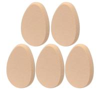Powder Puff 5Pcs Soft Makeup Sponge, Reusable Setting Powder Puff Wet Dry Use Water Drop Shaped Sponge For Face Loose
