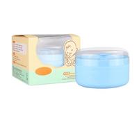 Powder Puff Container Set | ABS Travel Storage Case With Soft Flocking Puff Portable Care Dusting Powder Box Reusable Hygienic Ṕowder Applicator Holder For Skincare Ho
