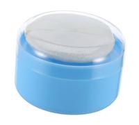 Powder Puff Container with Puff, Plastic Colored Box for Baby Skin