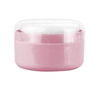 Powder Puff Holder - Loose Powder Box with Soft Puff, Travel Friendly Dust Container - Safe Body Powder Case for Bath and Skin Care - Perfect for Women and Baby Use
