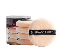 Powder Puff Pads - Reusable Applicator, Smooth Beauty Blenders | Quick Cleaning Reusable Compact Powder Puff Pads, 5PCS Soft Applicators For Loose Powders, Dry Makeup Application And Professional