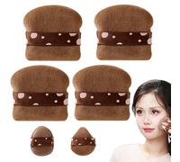 Powder Puff Set | Powder Puff for Loose and Cosmetic Foundation - Washable Make up Blending Sponge Cosmetic Tools for Setting Highlighter BB Cream CC Cream