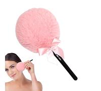 Powder Puff with Handle | Lollipop Face Powder Puff | Makeup Tool with Marshmallow Handle Dusting Applicator for Women Girls Sensitive Skin Daily Use Travel Work Date Face