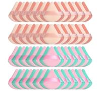 Powder Puffs Mini Triangular Powder Puff | Apply Loose By Gently Pressing It Onto The Face To Achieve A Setting Effect(80Pcs)