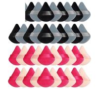 Powder Puffs Mini Triangular Powder Puff | Apply Loose By Gently Pressing It Onto The Face To Achieve A Setting Effect(40Pcs-01)