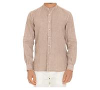Powder Shirts with Visible Buttoning - male - Aspesi - Casual Shirts - Pink - 3XL - Shirts 3XL