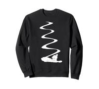 Powder snow ski lover snow shredding backcountry skiing Sweatshirt
