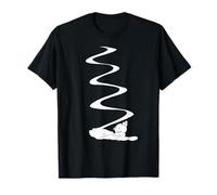 Powder Snow ski Lover Snow shredding Backcountry Skiing T-Shirt