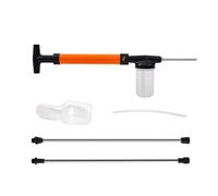 Powder Spreader - PP & Stainless Steel 18.31in | Manual Adjustable Applicator, Ergonomic Fertilizer & Sprayer For Greenhouse, Backyard, Indoor & Outdoor Gardening
