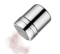 Powder Sprinkler Bottle - Compact Stainless Steel Powder Shaker for Baking | Flour Shifter Dispenser for Sugar, Salt, Cocoa and Spices, Durable Kitchen Tool for Prep Cooking, Coffee and Dessert