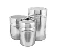 Powder Sugar Shaker - Stainless Steel Sugar Dusting Tool, Multipurpose Baking Sifter | Cake Decorating Shaker, Coffee Icing Dispenser, Tea Dust Canister for Pastry Bread Muffin Dessert Preparation