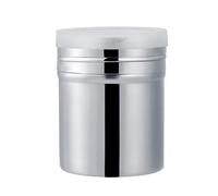 Powder Sugar Shaker with Lid Stainless Steel Fine Mesh Shaker Cocoa Powder Shaker Chocolate Icing Sugar Shaker Sifter for Coffee Cappuccino Latte (S 40cm / 15.7in)