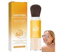 Powder Sunscreen for Scalp SPF 50, SPF 50 Sunscreen for Face, Lightweight Oil Control Setting Powder, Long Lasting Makeup, Gentle for Daily Use for All Skin (1PCS)