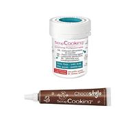 Powdered Food Coloring 5 g Dark Blue + Edible Chocolate Pen