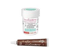 Powdered Food Coloring 5 g Light sea Green + Edible Chocolate Pen