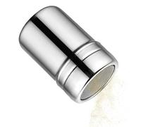Powdered Sugar Shaker Flour Shaker Stainless Steel Powder Shaker Rust Protection Cocoa Dust Powder Shaker Chocolate Icing Sugar Fresh Lid Multifunctional Icing Sugar Shaker