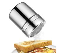 Powdered Sugar Shaker Flour Shaker Stainless Steel Powder Shaker Rust Protection Cocoa Dust Powder Shaker Chocolate Icing Sugar Fresh Lid Multifunctional Icing Sugar Shaker