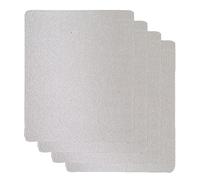 Poweka BOOCA05 Microwave Wave Plate, 5 inch x 8 inch Microwave Sheets Oven Guide Cover for Oven Microwave (4 Pieces)