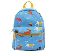 Powell Craft Boys Girls Unisex Kids Childs Cats and Dogs Print Backpack Rucksack in Blue