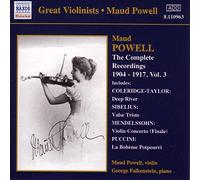 Powell, Maud - Maud Powell - Complete Recordings 1904-17, Volume 3