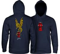 Powell Peralta Andy Anderson Hydrant Hoody Sweatshirt, Navy, Small