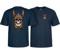 Powell-Peralta Andy Anderson Skull T-Shirts, Navy, Large