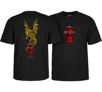 Powell Peralta Andy Anderson Vajra T-Shirts, Black, XL