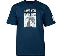 Powell-Peralta Animal Chin Have You Seen Him? T-Shirt, Navy, Medium